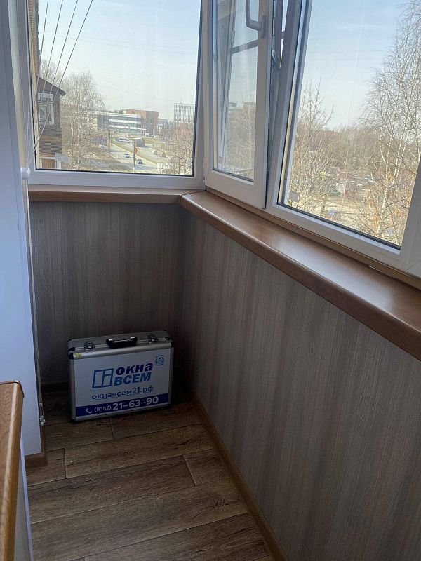 Теплое остекление и отделка балкона 7м2
