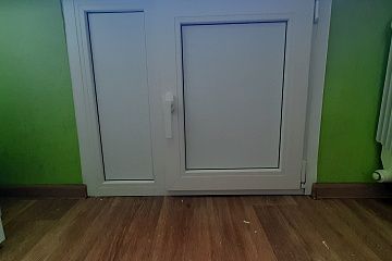 Хрущевский зимний холодильник с одной створкой 