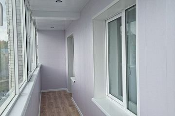 Теплое остекление и отделка балкона 12м2